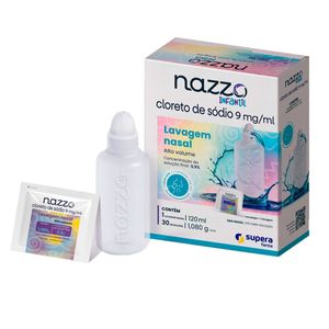 Nazzo Infantil Alto Volume 0,9% 30 Sachês + Frasco de 120mL